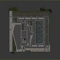 Contemporary City High - rise Apartment Tower With Balconies Swimming Pool And Trees