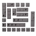 Black Electrical Accessories Including Switches Sockets Power Strips With Cocoon Vray Logos