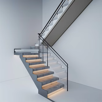 Modern Stairs 3d model