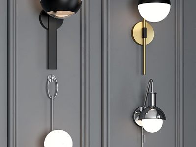 Modern wall lamp 3d model