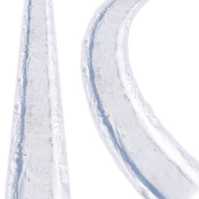 Urban Road Facilities Featuring Curved Pavement Structure And Design Elements 3d model