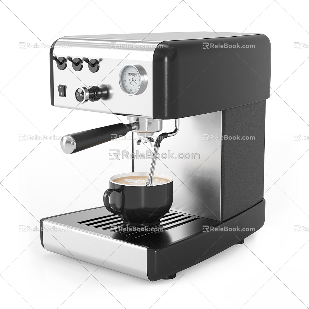 Modern Coffee Machine Home Coffee Machine Coffee Equipment 3d model