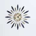 Modern clock wall clock 3d model