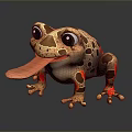 Frog Poison Frog Game Frog Reptile Cold Blooded Animal Reptile 3d model