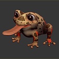 Frog Frog Frog Poison Frog Game Frog Reptile Cold Blooded Animal Reptile Reptile 3d model