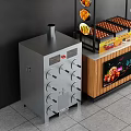 Commercial Roasted Sweet Potato Oven With Display Rack And Food Screen