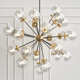 Modern chandelier 3d model