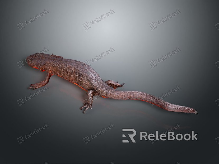 Lizard Anime Lizard Chameleon Cartoon Lizard Reptile Cold Blooded Animal Reptile Reptile Class model