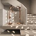 Modern Art Decorations 3d model