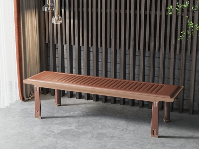 New Chinese Bench 3d model