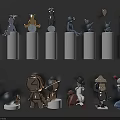 Artistic Decorative Dolls With Various Figurine Designs And Unique Styles For Home Decoration