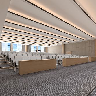 Modern Conference Hall Report Hall Conference Room 3d model