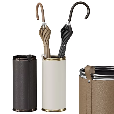Stylish Umbrella Holders With Umbrellas For Home 3d model Stylish Umbrella Holders With Umbrellas For Home 3d model