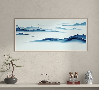 New Chinese Decorative Painting 3d model