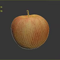 Fresh Red Ripe Apple As Essential Daily Life Item On Black Surface