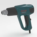Professional DHUIS Green Black Heat Gun With Ergonomic Handle And Nozzle