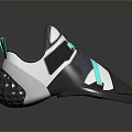 Gray And Silver Casual Sneakers With Turquoise Laces And Textured Upper