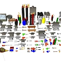 Various Types of Hand Tools And Equipment Collection For Industrial Workshop Use