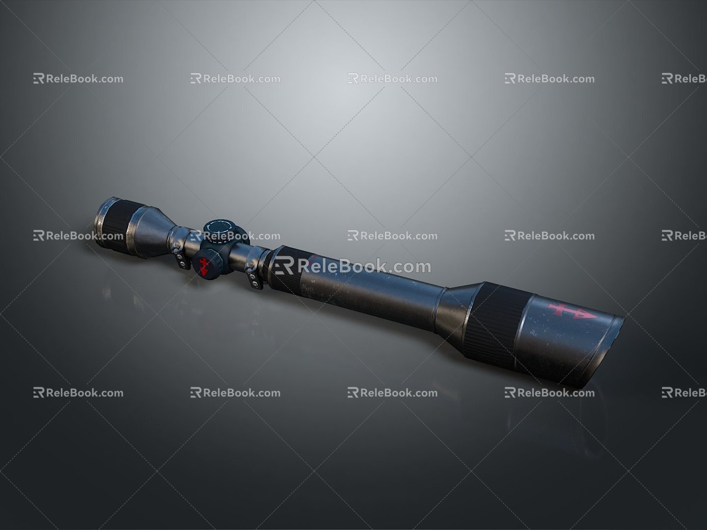 Astronomical Telescope Sniper Gun Telescope Space Telescope Telescope Observation Equipment Physical Equipment 3d model