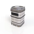 Industrial Storage Equipment With Multi Layer Structure Top Railings And Side Opening