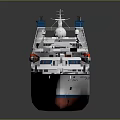 Luxury Cruise Ship With Multi Decks And Details