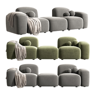 Moroso Multiplayer Sofa Multiplayer Sofa 3d model