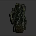 Wood And Stone Decorative Sculpture With Natural Irregular Texture And Shape