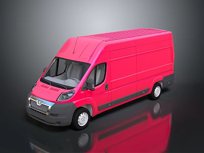 Red Public Bus Featuring Modern Exterior Design Black Windows And Sleek Body Structure 3d model