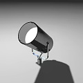 Modern Downlight Spotlight With Sleek Black Finish And Metal Bracket Design