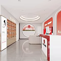 Beauty Hair Salon With Neck Shoulder Wellness Services And Modern Red Exterior