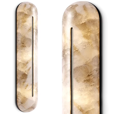 Modern Light Luxury Jade Wall Lamp Transparent Stone Wall Lamp 3d model