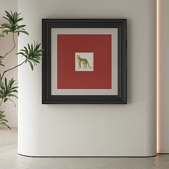 modern decorative painting 3d model