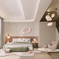 Modern Kids Bedroom With Cozy Bed And Playful Decor