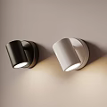 Modern Minimalist Black And White Wall Sconces With Soft Lighting For Indoor Decor