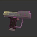 pistol semi-automatic pistol automatic pistol modern weapon hot weapon hot weapon gun military 3d model