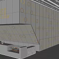 Rebel Café Modern Interior With Circular Light Rings Open Space And Bright Counter Design
