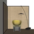 Silent Wind Screen Rattan Screen 3d model