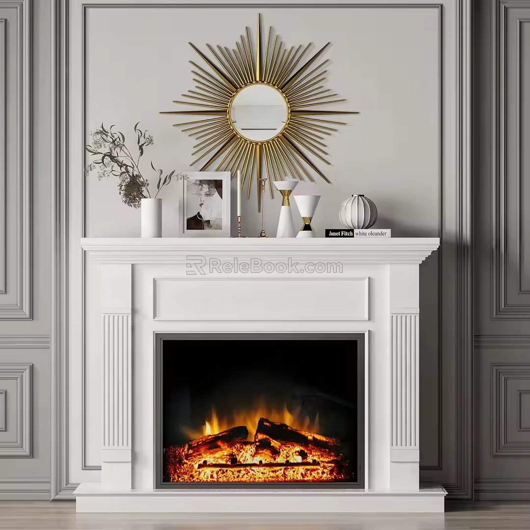 Jane's Fireplace 3d model