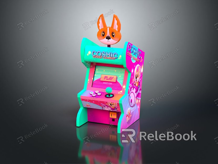 Modern game machine children game machine cartoon game machine large game machine model