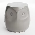 Unique Black Owl Shaped Coffee Table With Smooth Glossy Surface And Modern Design 3d model