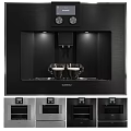 Modern Automatic Coffee Machine Kitchen Appliance With Double Cups And Multiple Finishes 3d model