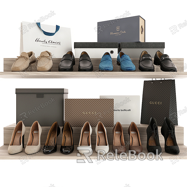 Modern Shoes Shoe Rack Shoes model