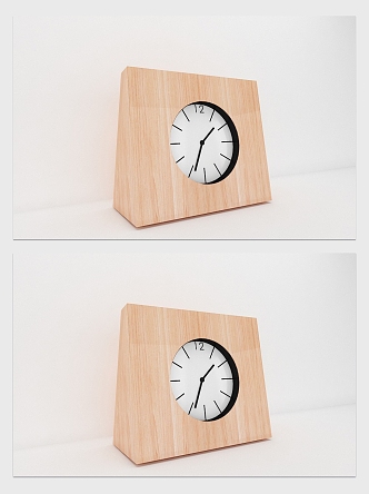 Modern Clock Simple Clock Alarm Clock Alarm 3d model