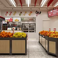 Modern Campus Fruit Store Offers Fresh Quality Produce And Intelligent Convenient One Stop Shopping Experience