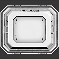 White NASA Technological Device Featuring American Flag And Control Interfaces On Gray Background