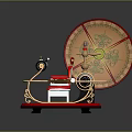 Chronograph Stopwatch Chronograph Realistic 3d model