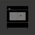 Stainless Steel Gas Stove With Oven And Multiple Burners Kitchen Appliance