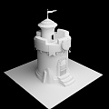 The Modern Castle 3d model