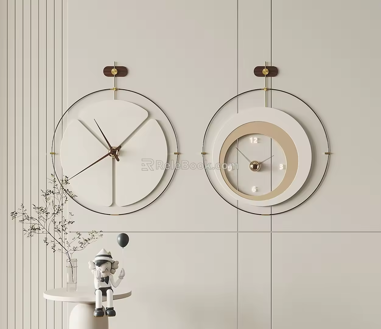 Modern Clock Wall Clock 3d model