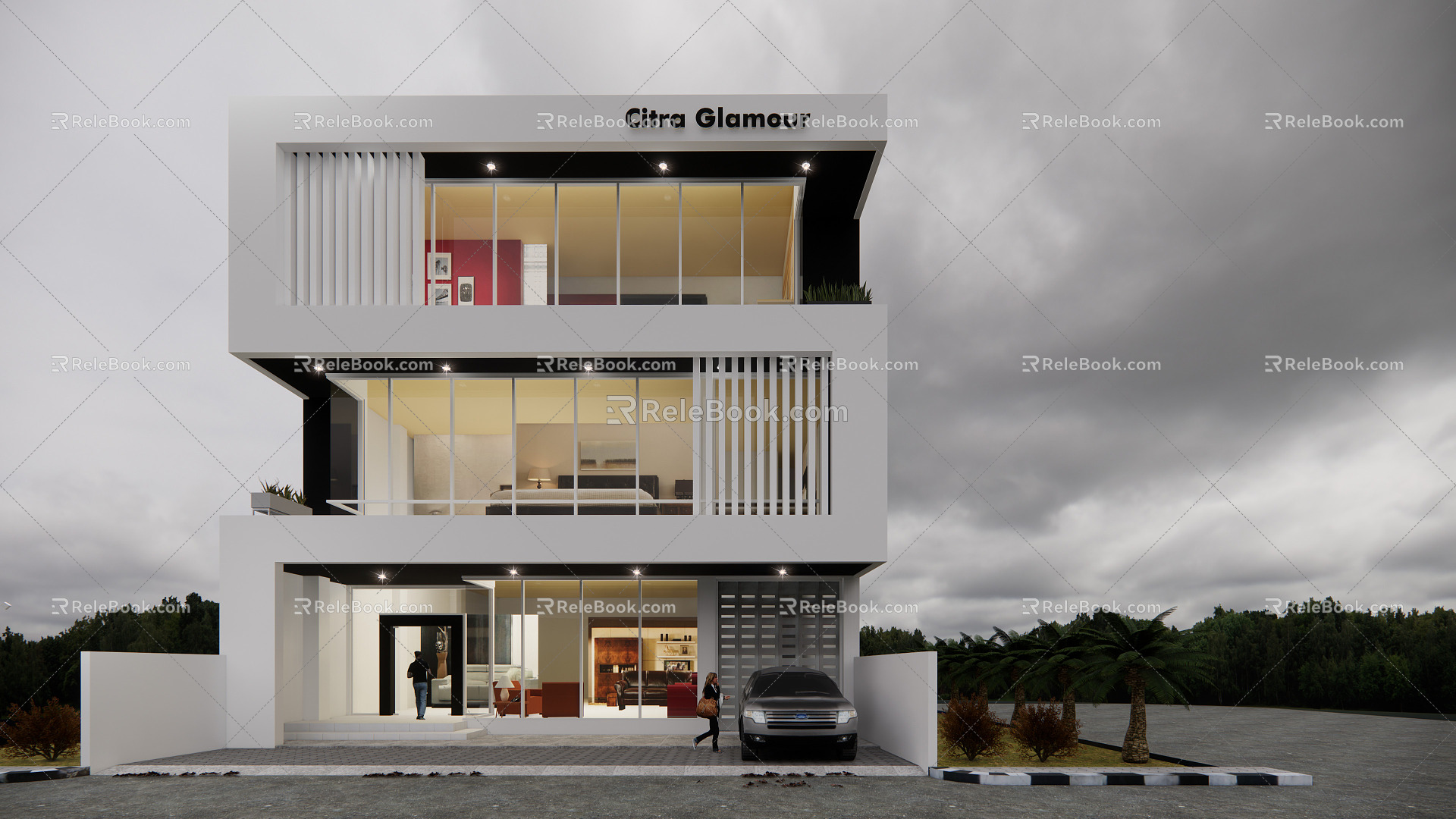 Modern Villa Villa 3d model